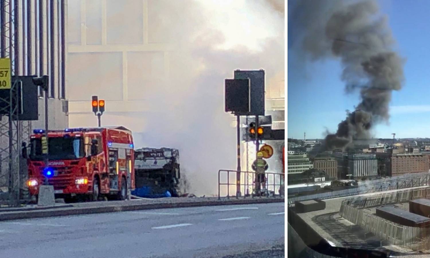 Panika u Stockholmu: Usred grada eksplodirao je autobus