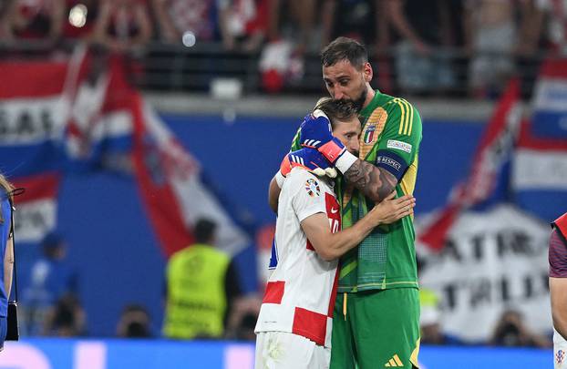 Leipzig: U posljednjem trećem kolu skupine B na EURU hrvatska nogometna reprezentacija je odigrala 1-1 protiv Italije 