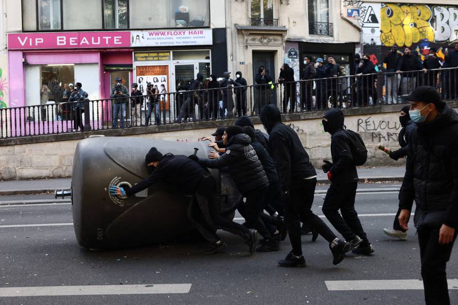 Nationwide protests in France against the cost of living