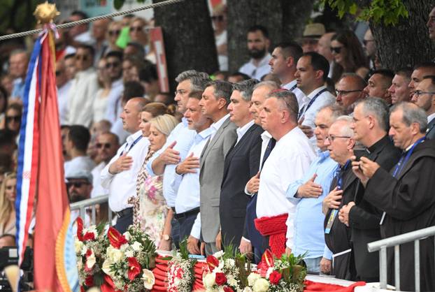 Visoki uzvanici na 307. Sinjskoj alci