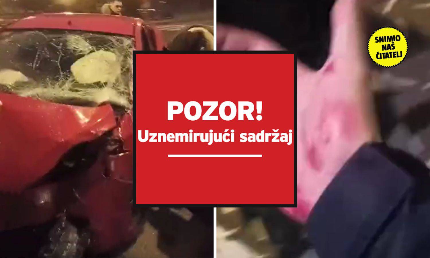 DRAMATIČAN VIDEO iz Zagreba: 'Evo jedan kreten, drugi kreten. Udarili su u bus gdje sam sjedio'