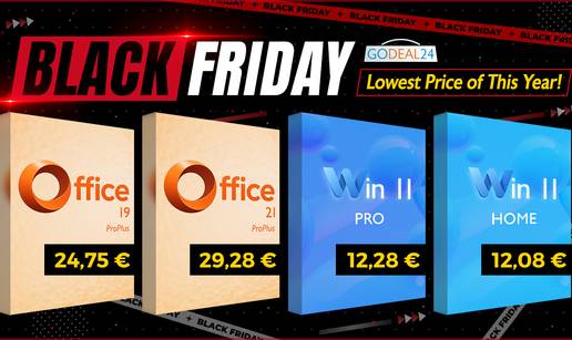 Black Friday 2025 rasprodaja: Windows 11 za 12,28€ i MS Office 2021 za samo 29,28€