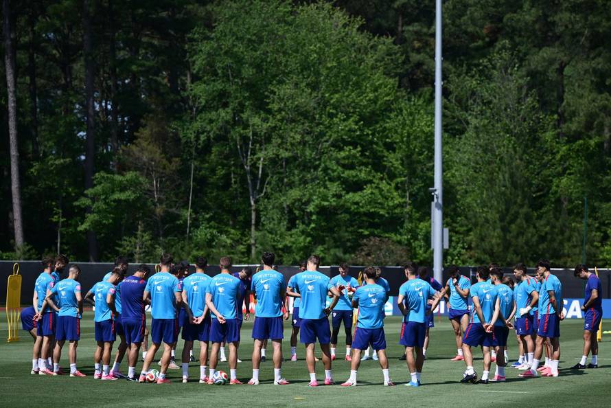 Alexandria: Trening hrvatske nogometne reprezentacije u baznom kampu