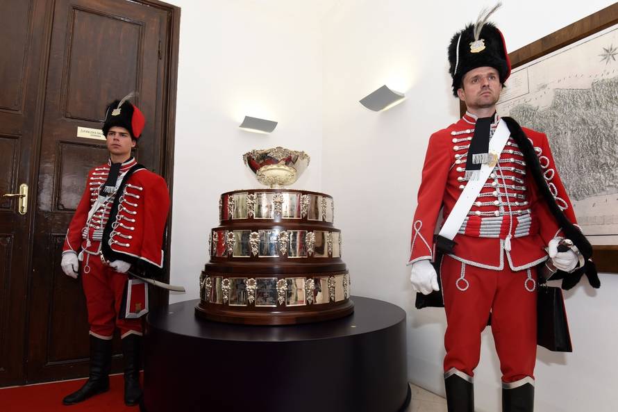 VaraÅ¾din: Predstavljanje Davis Cup trofeja