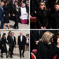 FOTO Crno, suze i biseri: Ovako su se prve dame odjenule za Papin sprovod. Ima i propusta