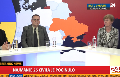 Emisija iz studija 24sata: Bivša ministrica obrane: 'Europa može pokrenuti sankcije ili ući u rat'