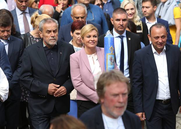 Procesija i sveta misa u Hrvatskom nacionalnom svetištu Majke Božje Bistričke