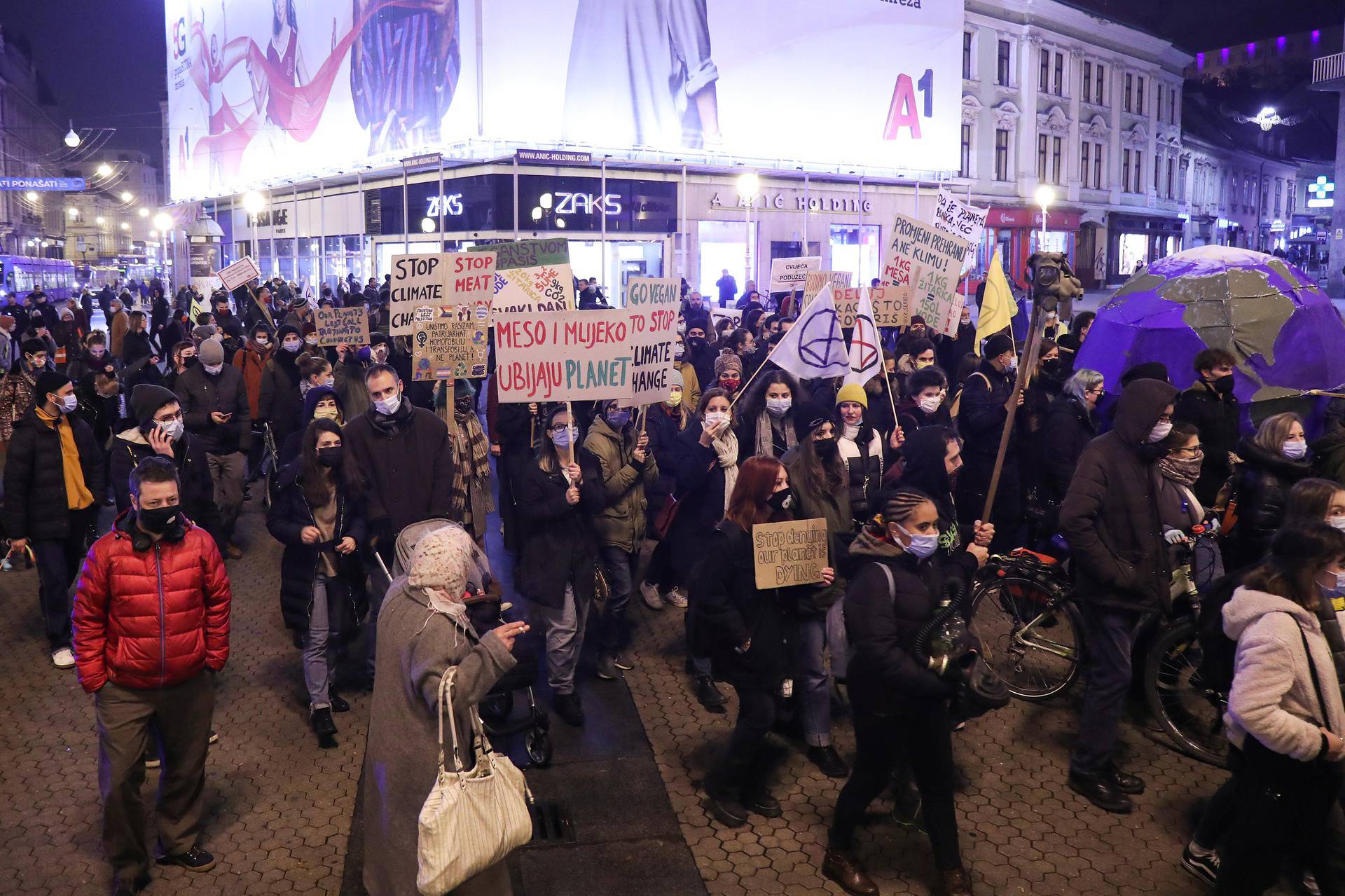 Zagreb: Fridays For Future Croatia organizirao Marš za opstanak