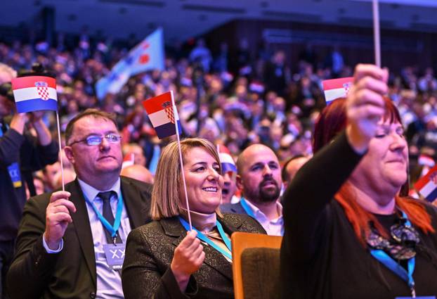 Zagreb: U dvorani Vatroslav Lisinski održan 20. Opći sabor HDZ-a