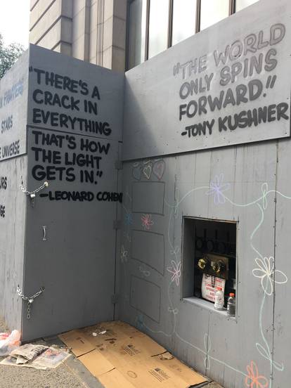 BLM Mural near Union Square Park in New York City