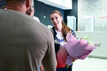 Zagreb: Povratak Sare Kolak nakon zlatne medalje u bacanju koplja na Europskom prvenstvu u Birminghamu