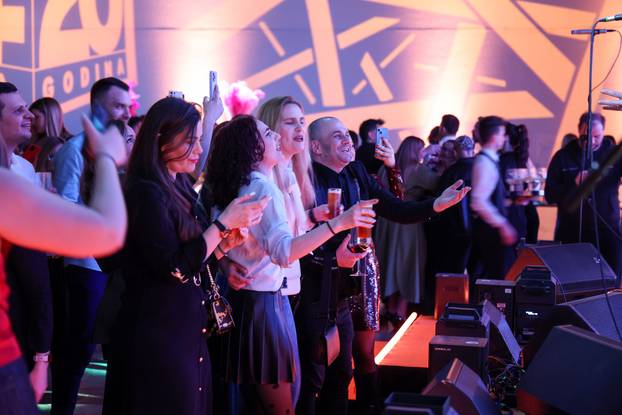 Zagreb: Atmosfera na proslavi 20. rođendana 24sata