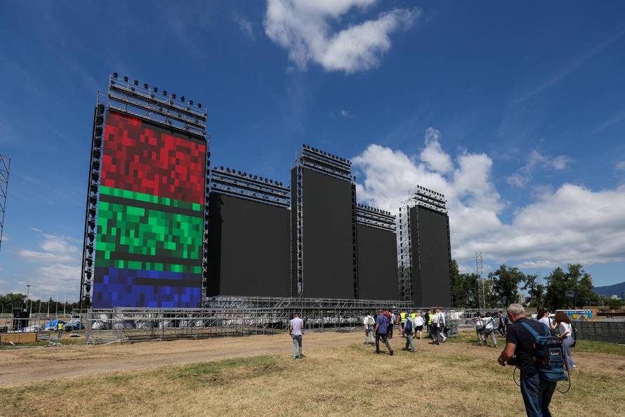 Zagreb: Obilazak Hipodroma uoči koncerta Marka Perkovića Thopsona