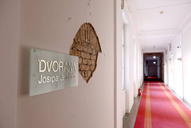 Zagreb:  U Saboru je sve spremno za pocetak preseljenja 