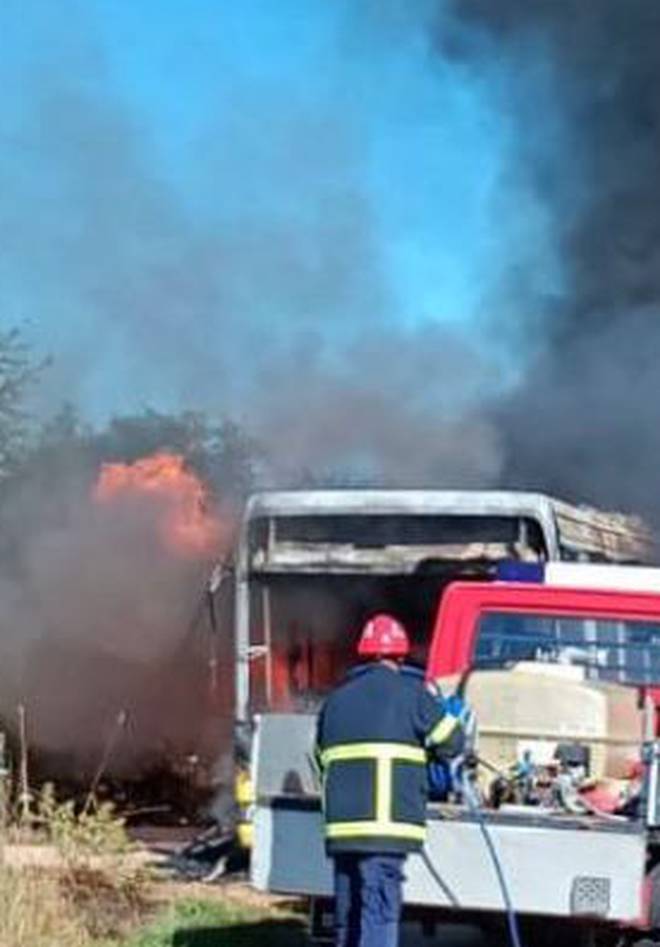 Planuo autobus kod Trogira. Iz Promet Splita: 'Naša tvrtka kontinuirano radi na sigurnosti'