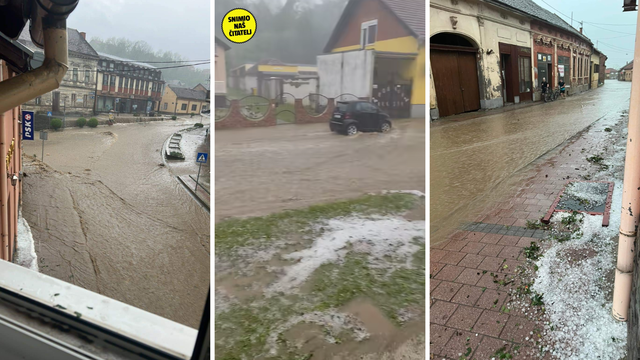 VIDEO Kaotične scene iz Iloka: Ceste su postale bujice, vjetar rušio stabla, potopljen i Muzej