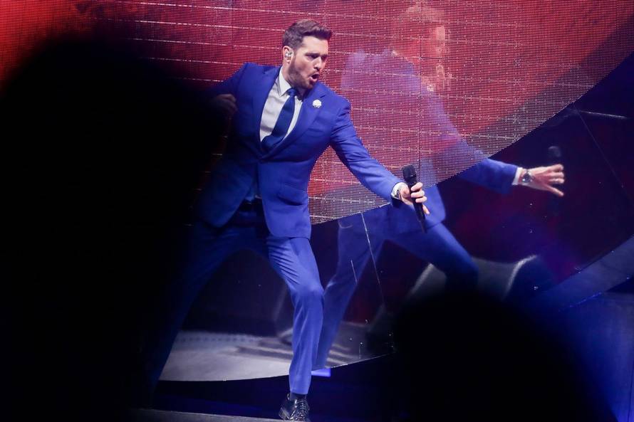 Bublé nastupio u Areni: 'Hvala što ste došli, ja sam poluhrvat'