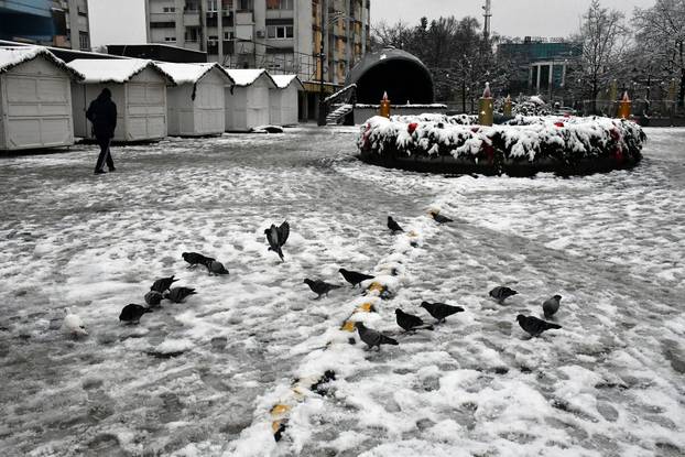 Prava zimska idila na ulicama Slavonskog Broda