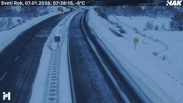 FOTO Autoceste diljem Hrvatske zametene snijegom, pogledajte