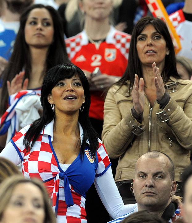 Zagreb: SP 2009, finale, Hrvatska - Francuska, navija?i i poznati