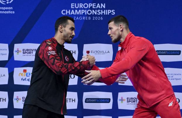 Zagreb: Illia Kovtun osvojio zlato u ručama na Europskom prvenstvu u gimnastici 2026.