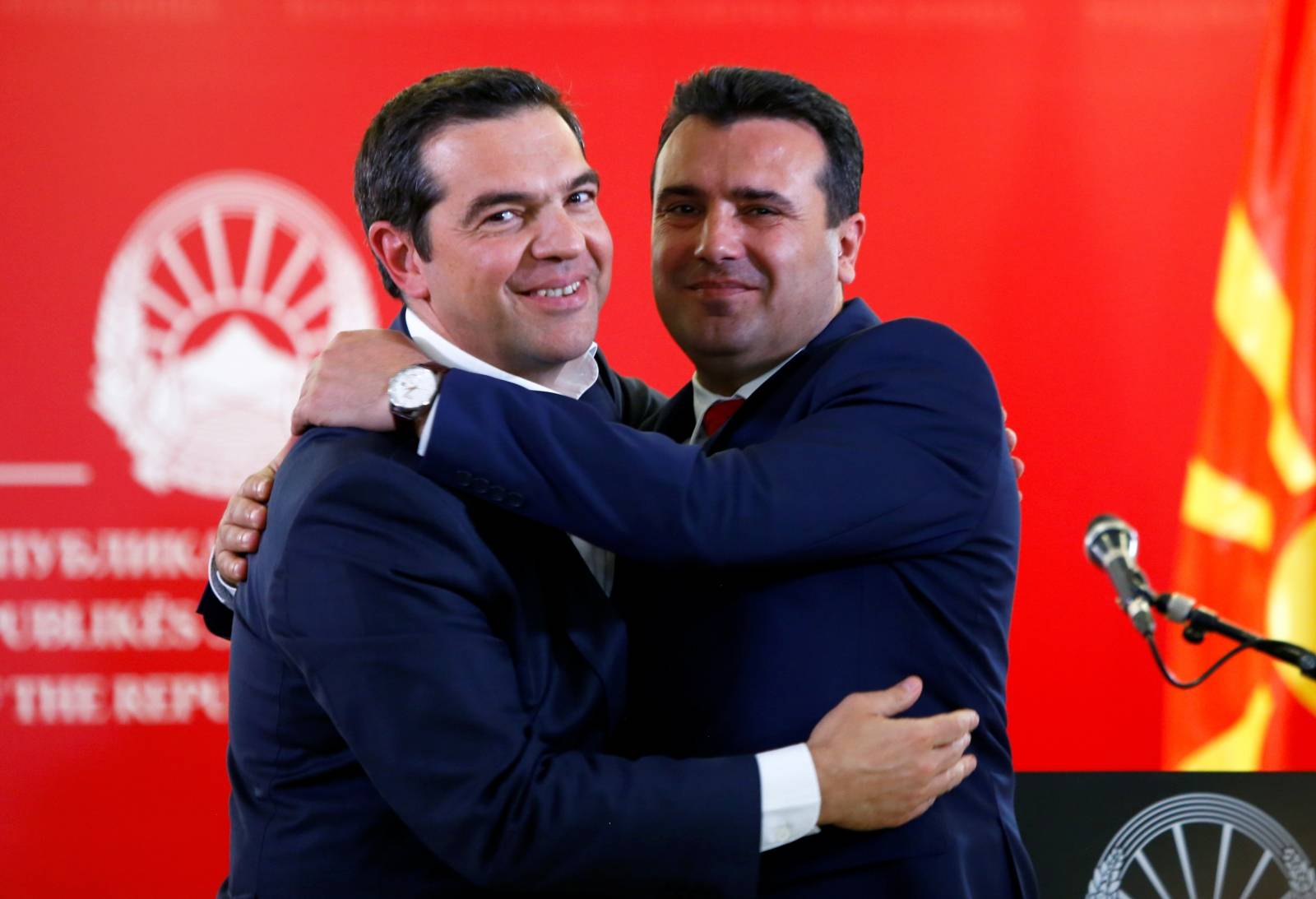 Greek Prime Minister Alexis Tsipras visits North Macedonia