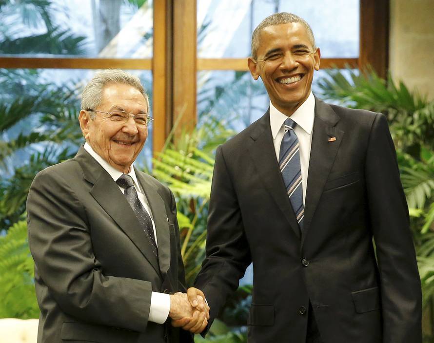 Raul Castro dočekao je Obamu u Palači revolucije u Havani