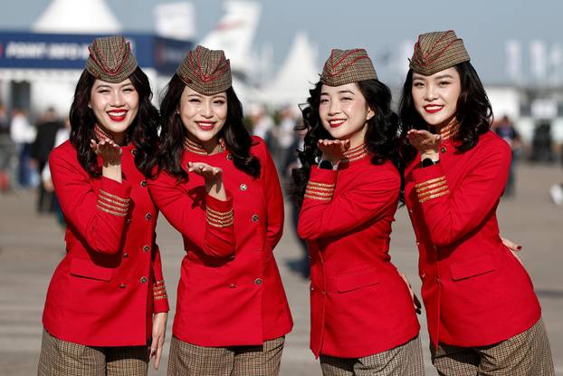 55th Paris Air Show at Le Bourget Airport near Paris