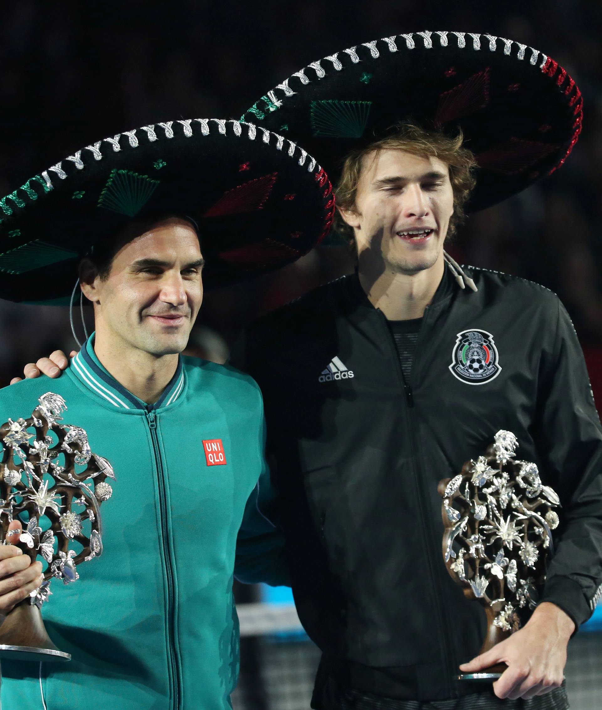 Tennis - Exhibition match - Roger Federer v Alexander Zverev