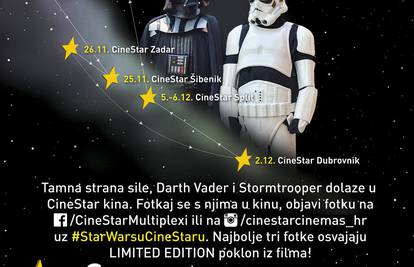 Darth Vader i Stormtrooperi navaljuju na gradove Hrvatske