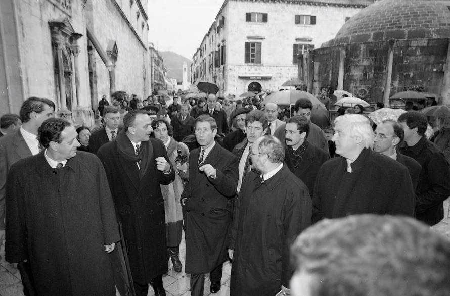 Britanski prijestolonasljednik princ Charles posjetio Dubrovnik, 8. 2. 1996.