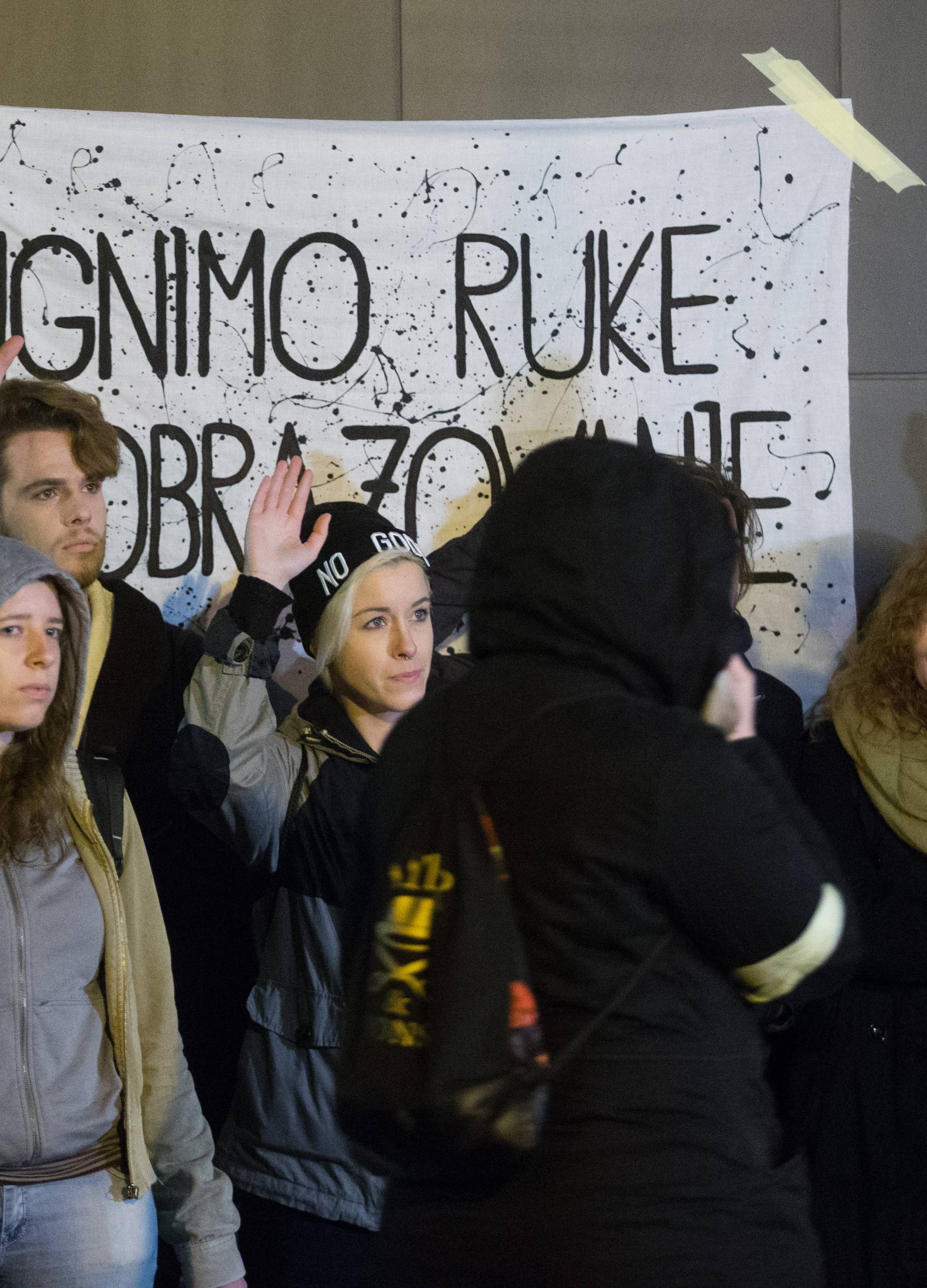 Plenum su sazvali i studenti Tekstilno-tehnološkog faksa