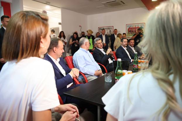 Split: Predsjednik Vlade Andrej Plenković na otvorenju Europskog prvenstva u ragbiju 7