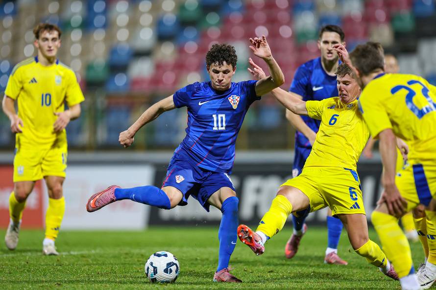 Velika Gorica: Kvalifikacijska utakmica za odlazak na U-21 Europsko prvenstvo, Hrvatska - Ukrajina