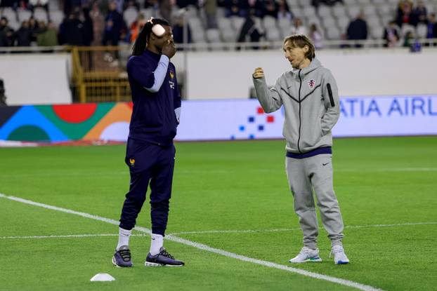 Prva utakmica četvrtfinala UEFA Lige nacija između Hrvatske i Francuske, obilazak stadiona 