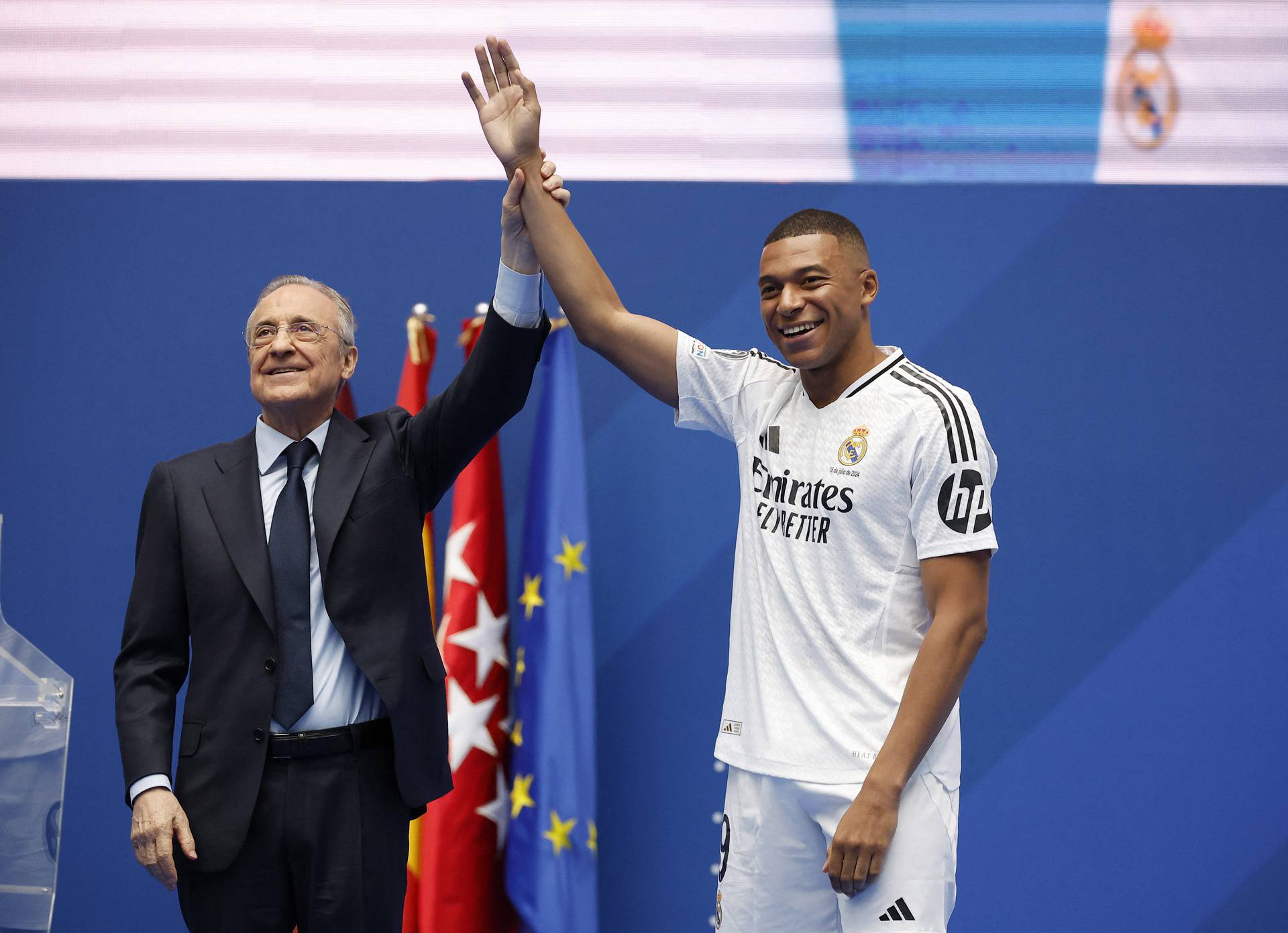 Real Madrid unveil Kylian Mbappe