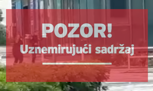 VIDEO Širi se još jedna snimka pucnjave u Splitu: 'Razbojnik je mrtav pao u grmlje kraj banke'