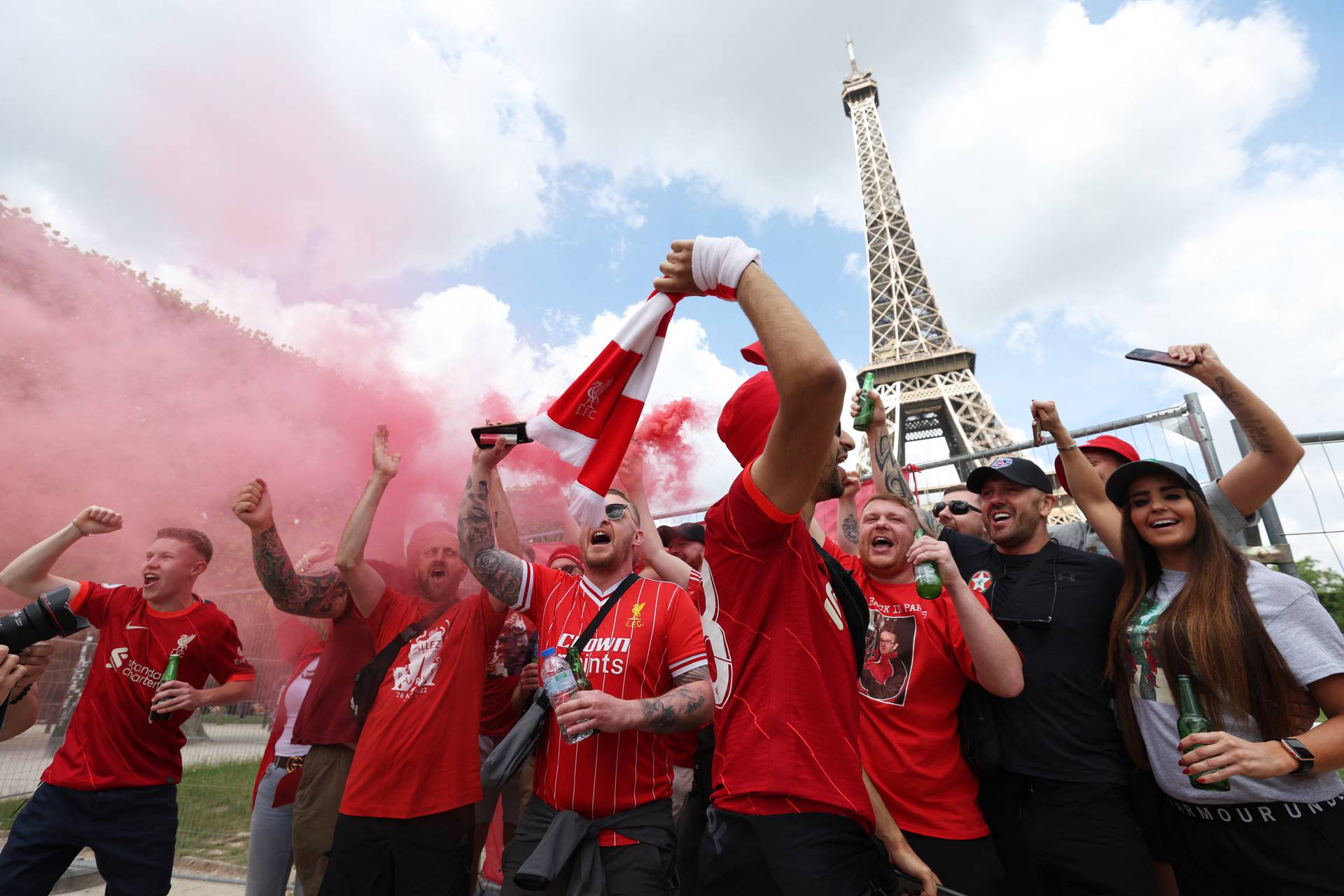 Champions League - Final - Fans gather in Paris for Liverpool v Real Madrid in the Champions League Final