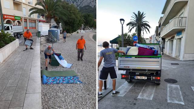 FOTO Stop rezervaciji na plaži: Općina Gradac u jutarnjoj akciji pokupila sve ručnike i rekvizite