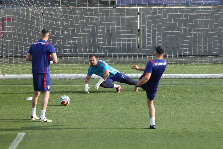 Rijeka: Trening hrvatske nogometne reprezentacije