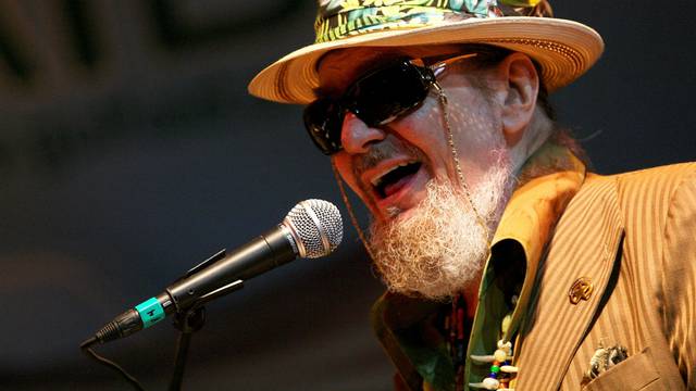 FILE PHOTO: Dr. John sings with The Voice of the Wetlands Allstars during the Gulf Aid benefit concert at Mardi Gras World in New Orleans