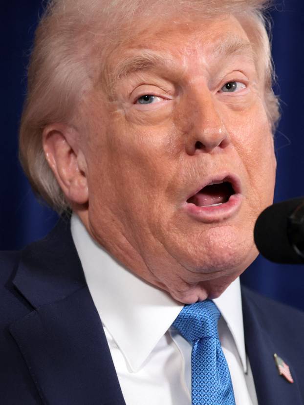 U.S. President Trump holds press conference following U.S. military strike on Venezuela, in Palm Beach