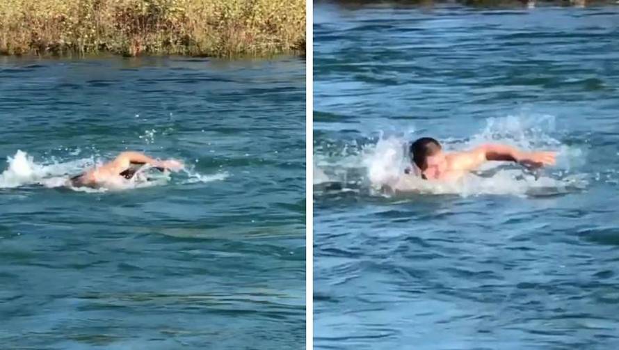 Tko se još kupa u toploj vodi? Khabib pliva u ledenoj rijeci...