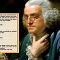 Učite od Benjamina Franklina: Dan je počeo i završio pitanjem