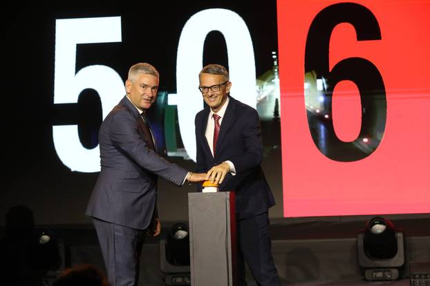 Rijeka: Premijer Andrej Plenković na svečanom puštanju u rad tunela Učka