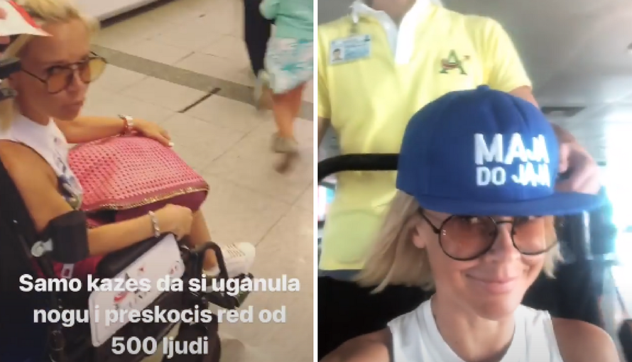 Šuput slagala da joj je loše: U kolicima je odgurali preko reda
