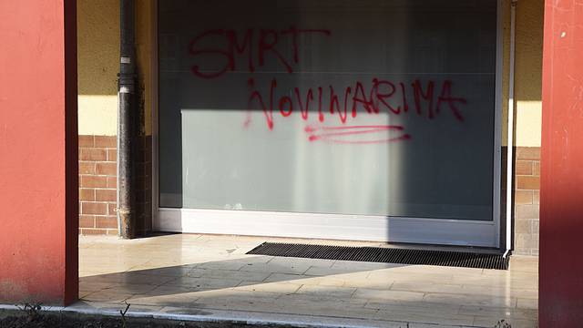 Sramotno: Na prostorijama KA portala osvanuo prijeteći grafit