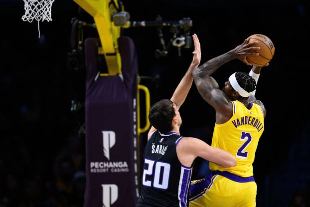 NBA: Preseason-Sacramento Kings at Los Angeles Lakers