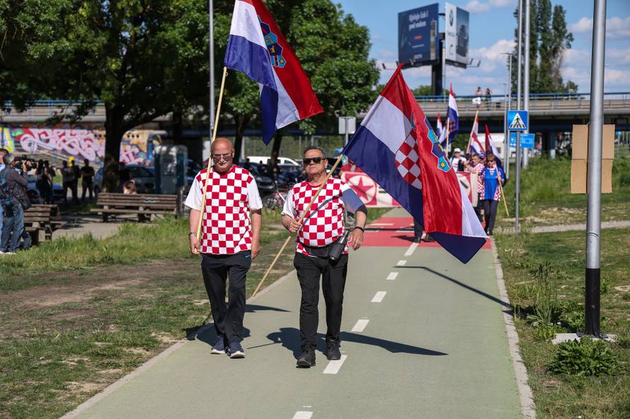 Zagreb: Branitelji dolaze na Trnjanske kresove