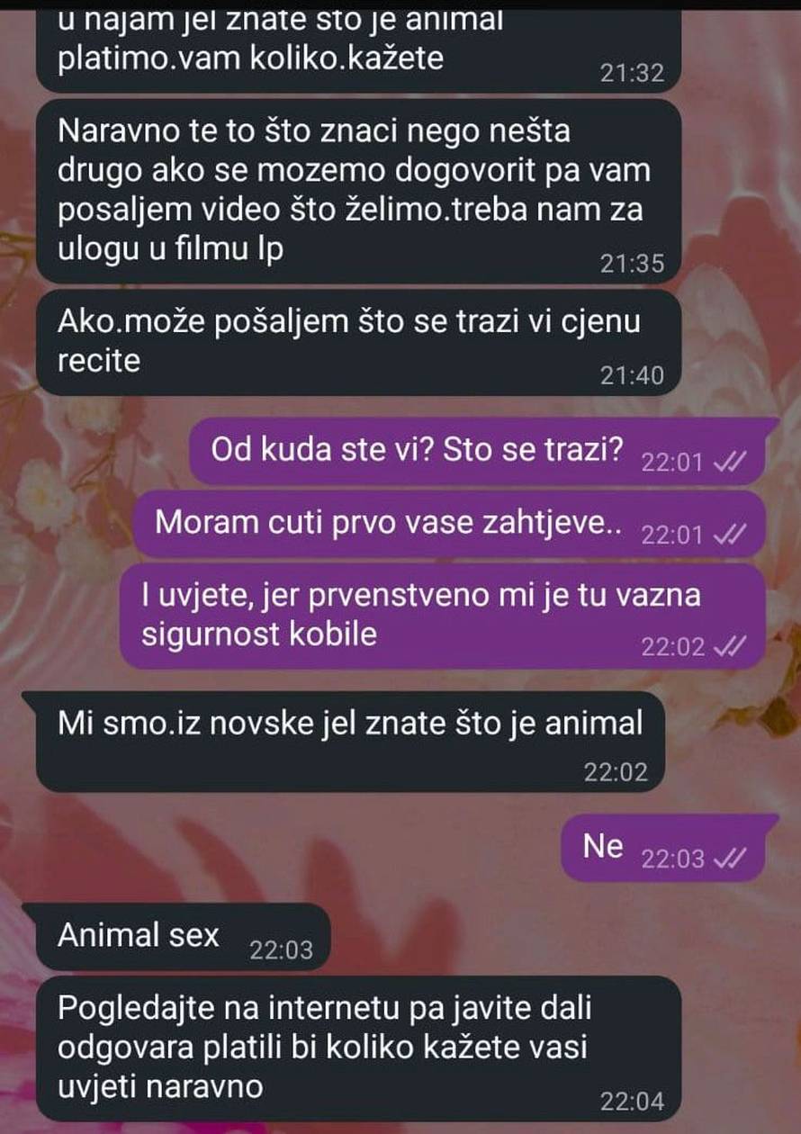 UŽAS U HRVATSKOJ! Htjela je prodati kobilu, pa dobila ponudu: 'Znate što je animal?'